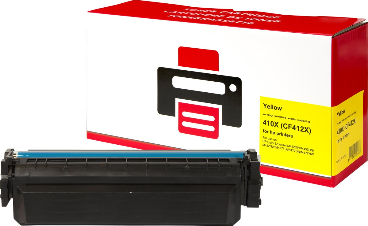 HP 410X (CF412X) Toner |Geel| - Pixeljet